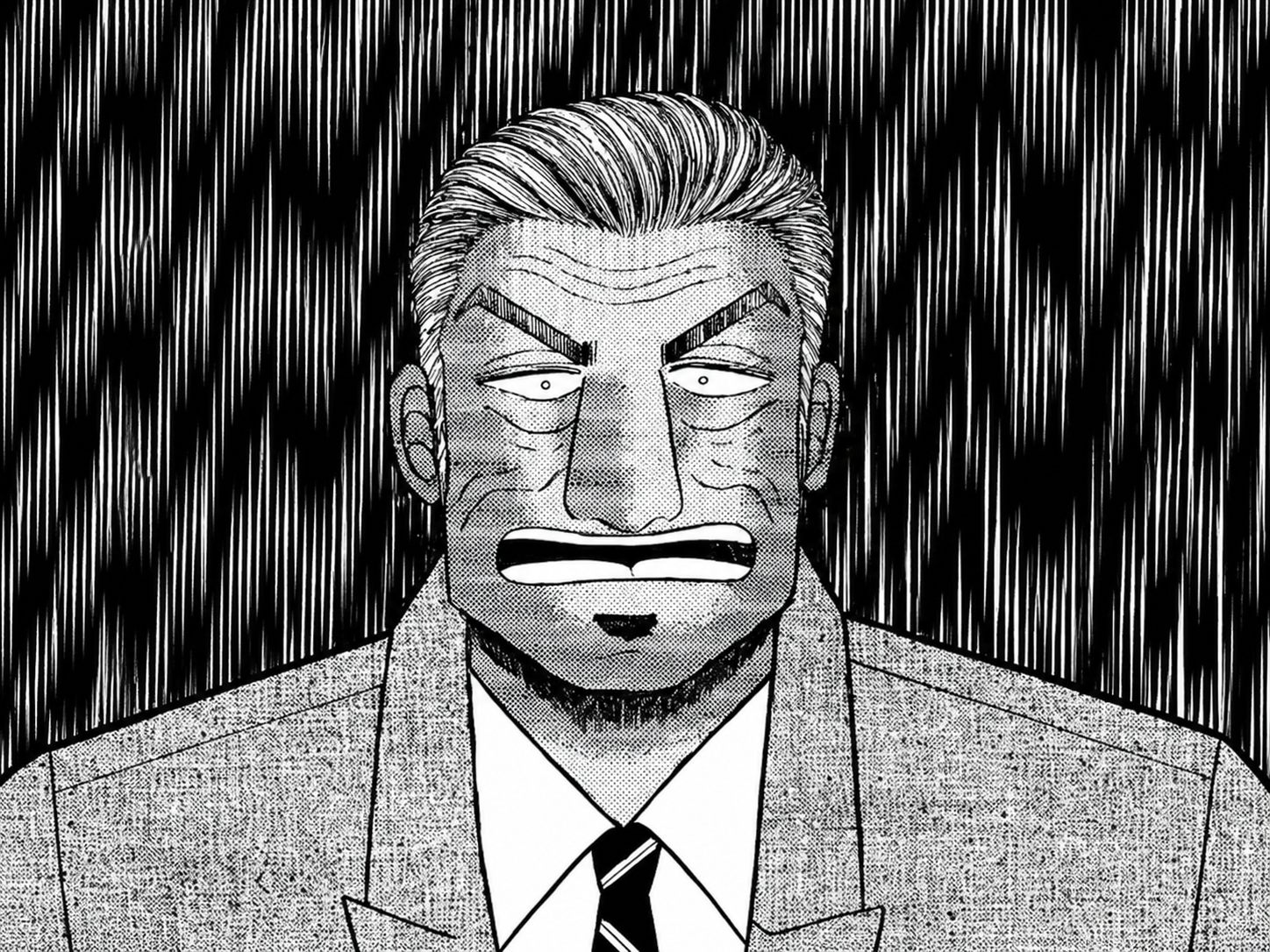 漫画のコマ: うなずくだけの重役